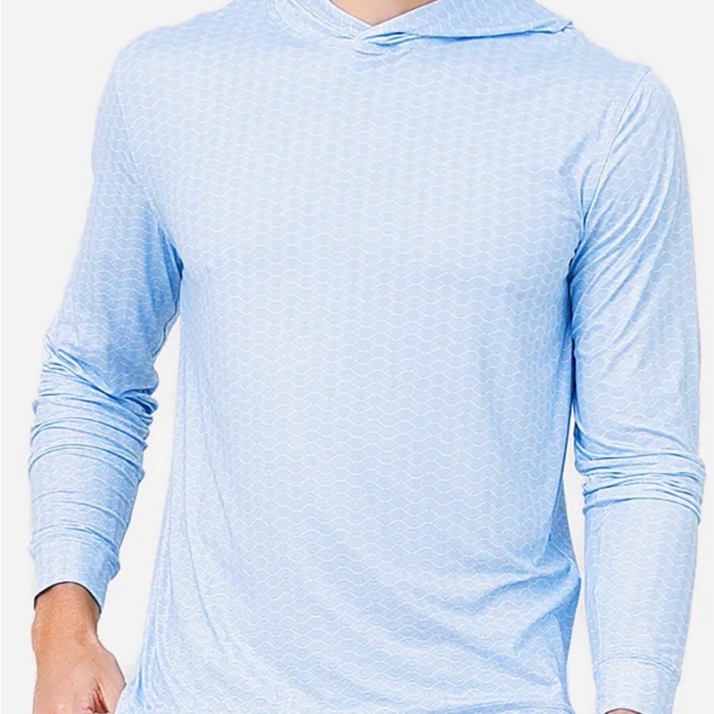 Johnnie-O MEN'S SUNI PREP-FORMANCE T-SHIRT HOODIE